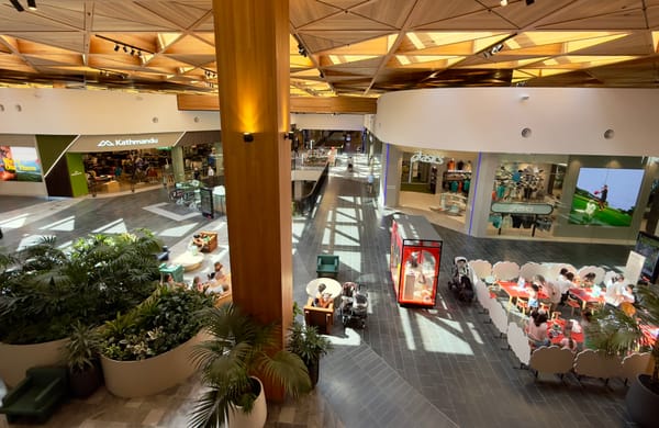 Looking over the new extension at Westfield Knox | Tamara Jade